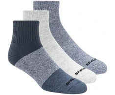 Skechers 3 poros Vyriškos Trumpikės Spalvų Blokelių Kojinės S118998-BLU Įvairiaspalvės 41-46