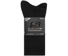 Skechers 3 porų unisex nekilpinės puskojinės S601102-001 juodos, 43-46