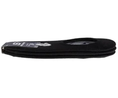 Skechers 3 porų vyriškos pėdučių kojinės, be kilpinio audinio, juodos, dydis 41-46