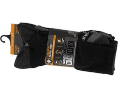 Skechers 3 porų vyriškos pusilgės darbo kojinės su kilpiniu audiniu S106859-BLK juodos 41-46