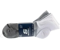 Skechers 3 porų vyriškos trumpos „Colorbloc“ kojinės S118998-GRY, pilkos, 43-46