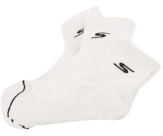 Skechers 3 porų vyriškos trumpos „Prem Basic“ kojinės S119050H-WHT baltos 43-46