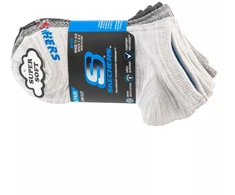 Skechers 6 poros berniukams paprastos kojinės S112222-GRY pilkos 31-34