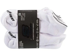 Skechers 6 poros Unisex pusilgio pusiau frotinės kojinės S118210-WHT Baltos 41-46