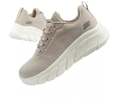 Skechers Bobs B Flex moteriški sportbačiai, madingi smėlio spalvos