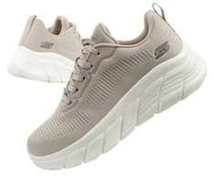 Skechers Bobs B Flex moteriški sportbačiai, madingi smėlio spalvos