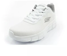 Skechers Bobs B Flex vyriški sportbačiai, madingi balti