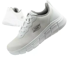 Skechers Bobs B Flex vyriški sportbačiai, madingi balti