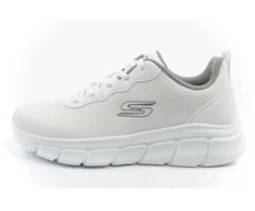 Skechers Bobs B Flex vyriški sportbačiai, madingi balti