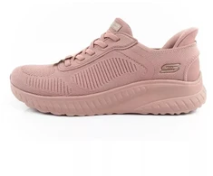 Skechers Bobs Squad-Chaos moteriški patogūs SLIP-INS rožiniai sportbačiai