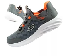 Skechers Bounder Slip-ins Vaikiski Sportiniai Bateliai Mergaitėms/Berniukams Pilki