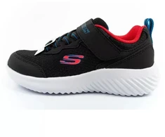 Skechers Bounder vaikiški sportiniai batukai su lipukais, lengvi, madingi, juodi