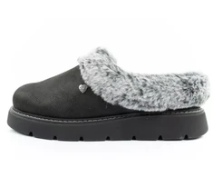 Skechers Cozy Blend moteriški šlepečių tipo batai, apšiltinti įsispiriami sportbačiai