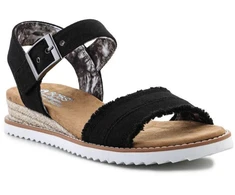 Skechers Espadrilės BOBS Adobe Princess W 113541-BLK Sandalai