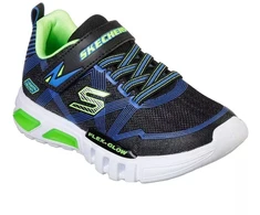 Skechers FLEX-GLOW Tamsiai mėlynos sportiniai batai vaikams (90542L-BBLM)