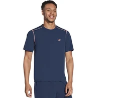 Skechers Go Dri All Day marškinėliai TS315-NVY tamsiai mėlyni XL
