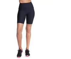 Skechers Go Flex Rib aukštu juosmeniu 8 colių dviratininko šortai SH32-BLK Juodi L
