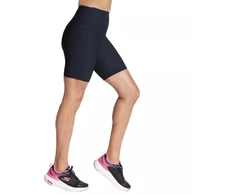 Skechers Go Flex Rib aukštu juosmeniu 8 colių dviratininko šortai SH32-BLK Juodi L