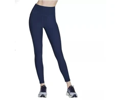 Skechers GO Flex Rib Fl HW Leggings L, Tamsiai Mėlyna LG2-NVY