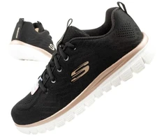 Skechers Graceful-Get moteriški sportiniai bateliai patogūs, lengvi, pralaidūs orui