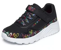 Skechers jaunimo sportiniai bateliai UNO LITE HEART CRAZE 314091L BKMT