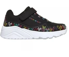Skechers jaunimo sportiniai bateliai UNO LITE HEART CRAZE 314091L BKMT