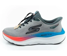 Skechers Max Run vyriški sportiniai bateliai, pilki, SLIP-INS