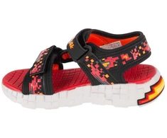 Skechers Mega-Splash 4K 402161L-BKRD Juoda 28