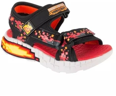 Skechers Mega-Splash 4K 402161L-BKRD Juoda 28