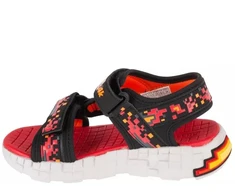 Skechers Mega-Splash 4K 402161L-BKRD Juoda 28
