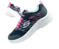 Skechers Microspec lengvi vaikiški sportiniai bateliai mergaitėms