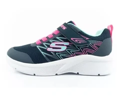 Skechers Microspec lengvi vaikiški sportiniai bateliai mergaitėms