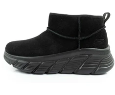 Skechers moteriški žiemos batai, pašiltinti odiniai aulinukai