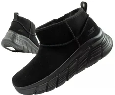 Skechers moteriški žiemos batai, pašiltinti odiniai aulinukai