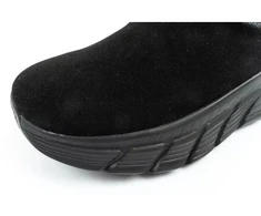 Skechers moteriški žiemos batai, pašiltinti odiniai aulinukai
