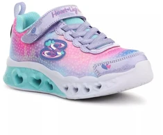 Skechers S Lights Flutter Heart Lights Jr 302315-LVMT bateliai