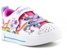 Skechers S-Lights Girls Twinkle Sparks Jumpin Clouds Jr 314809N-WMLT batai
