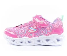 Skechers S Lights-Heart patogūs LED sportiniai bateliai mergaitėms