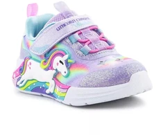 Skechers S-Lights Merginančių mergaičių batai 302298N-LVMT
