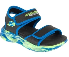 Skechers S-Lights: Sola Glow Basutės - Fusion Brights 407032L-BKBL Juoda 28
