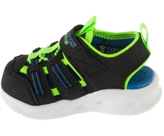 Skechers S-Lights: Sola Glow sandalai - Hyper-Coast 407033N-BKLM juoda 22