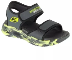 Skechers S-Lights: Sola Glow Sandalas - Fusion Brights 407032L-CCBK Pilka 28