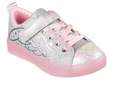 Skechers S Lights Twinkle Sparks Heather Magic Jr 314703L-GYPK batai