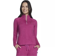 Skechers Skech-Knits Ultra Go 1/4 užtrauktuku segamas džemperis, LT4-PNK rožinis, S