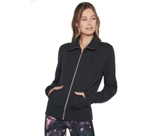 Skechers Skechcloud striukė be kapišono WJA288-BLK Juoda L