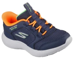 Skechers Slip-ins Dyna-Lite - Turbo-Brisk Buddies 403904N-NVOR NVY-ORNG