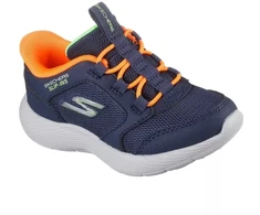 Skechers Slip-ins Dyna-Lite - Turbo-Brisk Buddies 403904N-NVOR NVY-ORNG