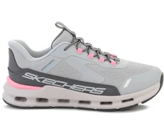 Skechers Slip-ins Glide-Step Vista Lane vaikiški bateliai, pilkai rožiniai