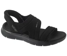Skechers Slip-Ins: Go Walk Flex Sandalai - Patrauklūs 141482-BBK Juodi 36