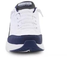 Skechers Slip-ins: Kontūrinis putplastis - Jaukus prigludimas 232619-WNV Balti/Tamsiai mėlyni